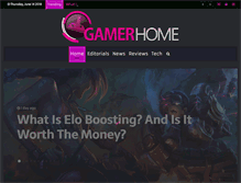 Tablet Screenshot of gamerhome.co.uk